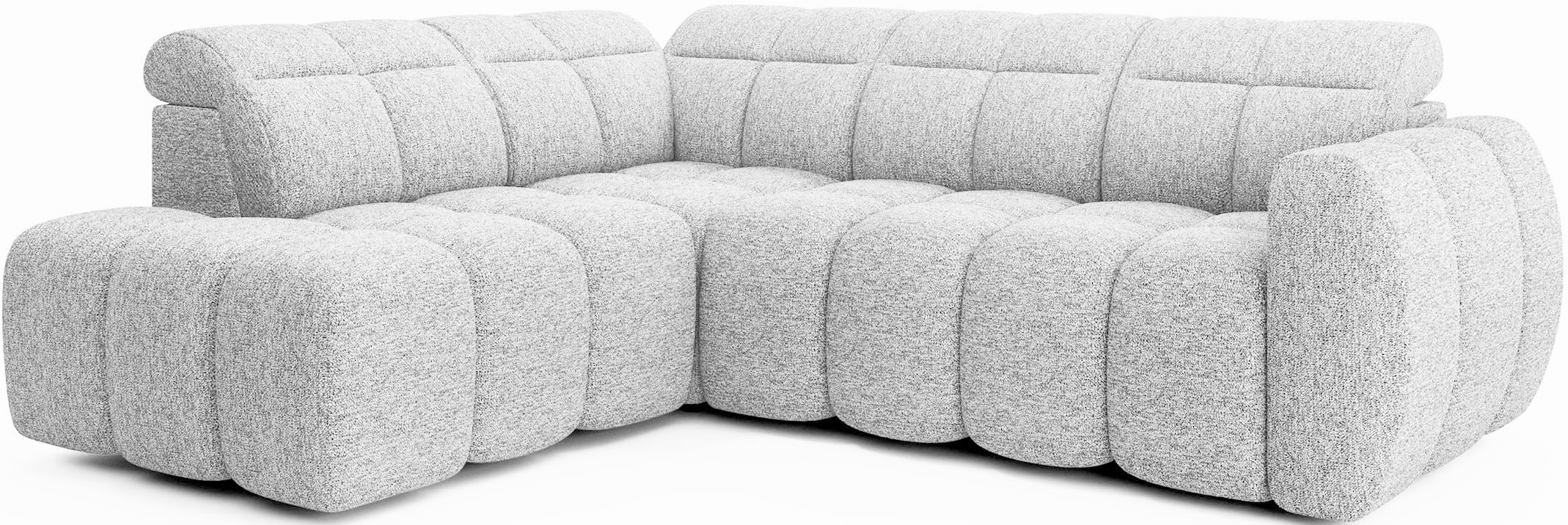 Ecksofa mit elektrischer Sitztiefenverstellung Guarda & Bettkasten
