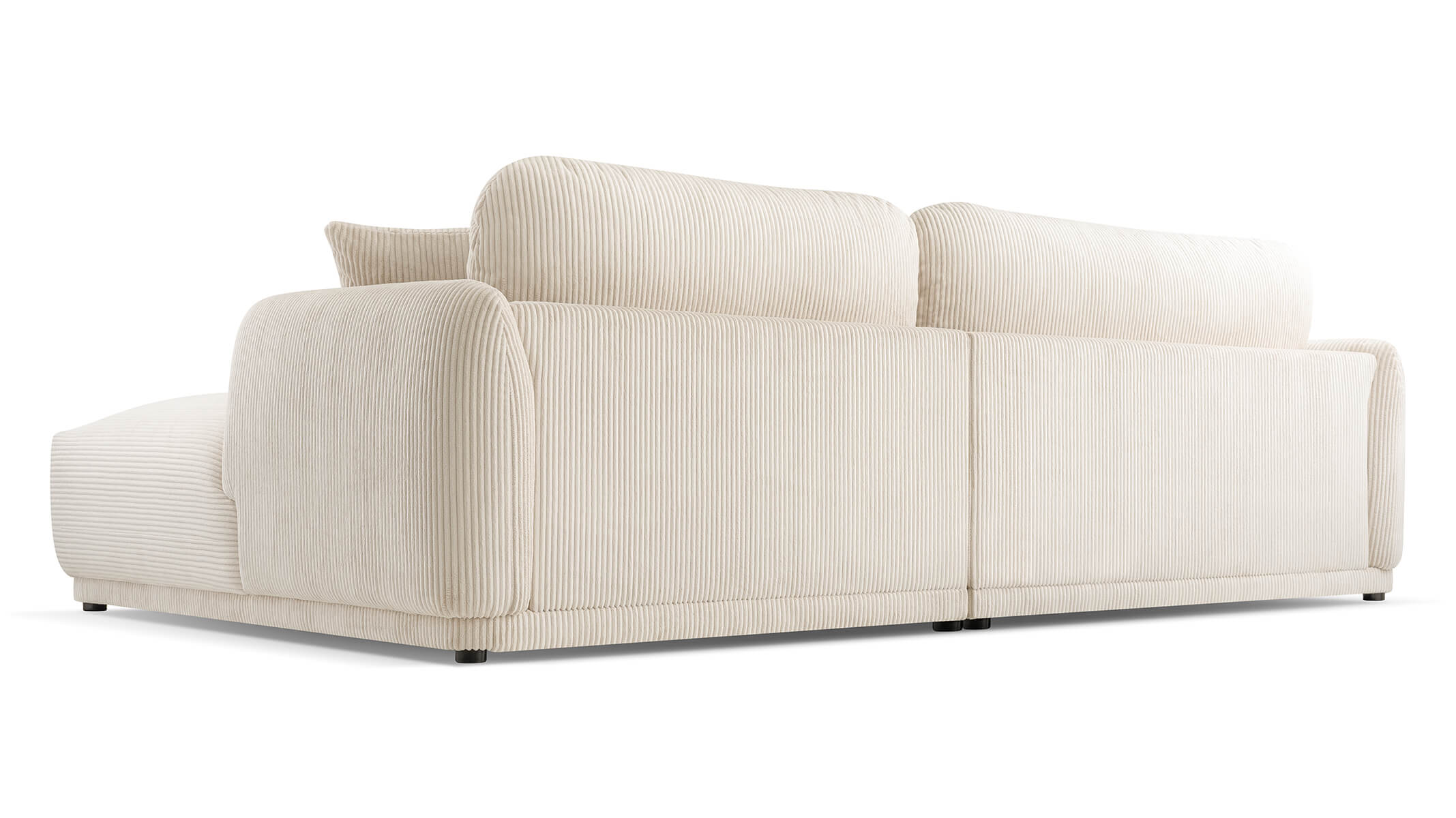  Ecksofa Cord Beige Charlie