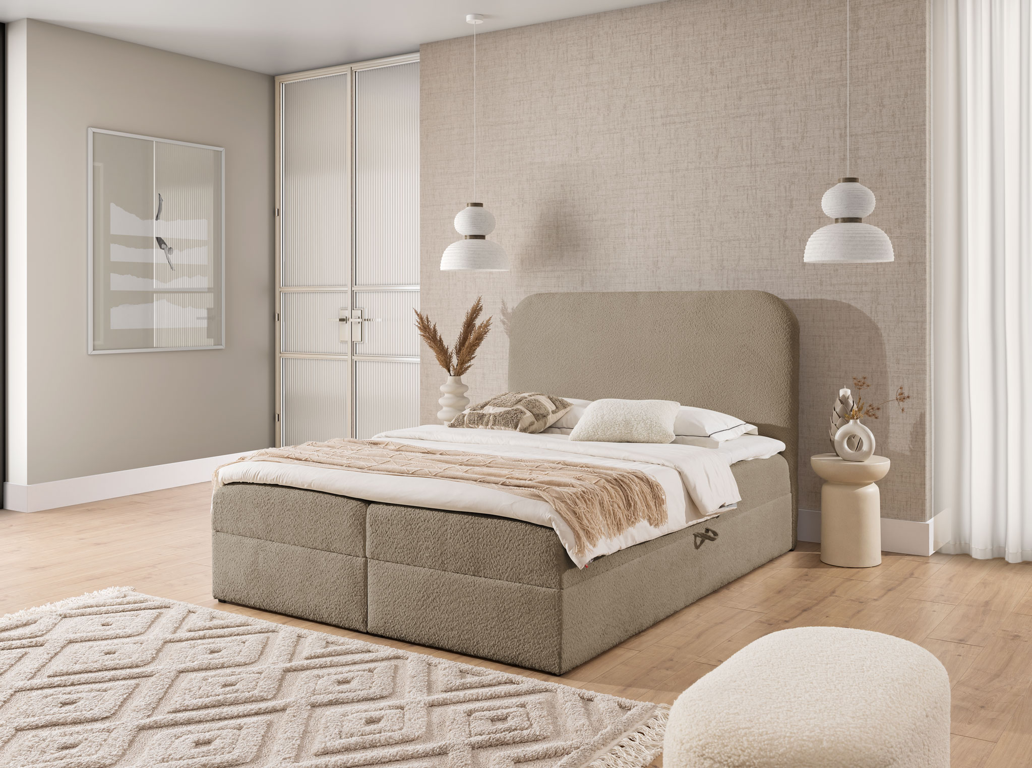 Boxspringbett 160x200 Luna Boxspringbett 200x200 Luna Boxspringbett 120x200 Luna Boxspringbett 160x200 Luna Boxspringbett 140x200 Luna Boxspringbett 180x200 Luna beige