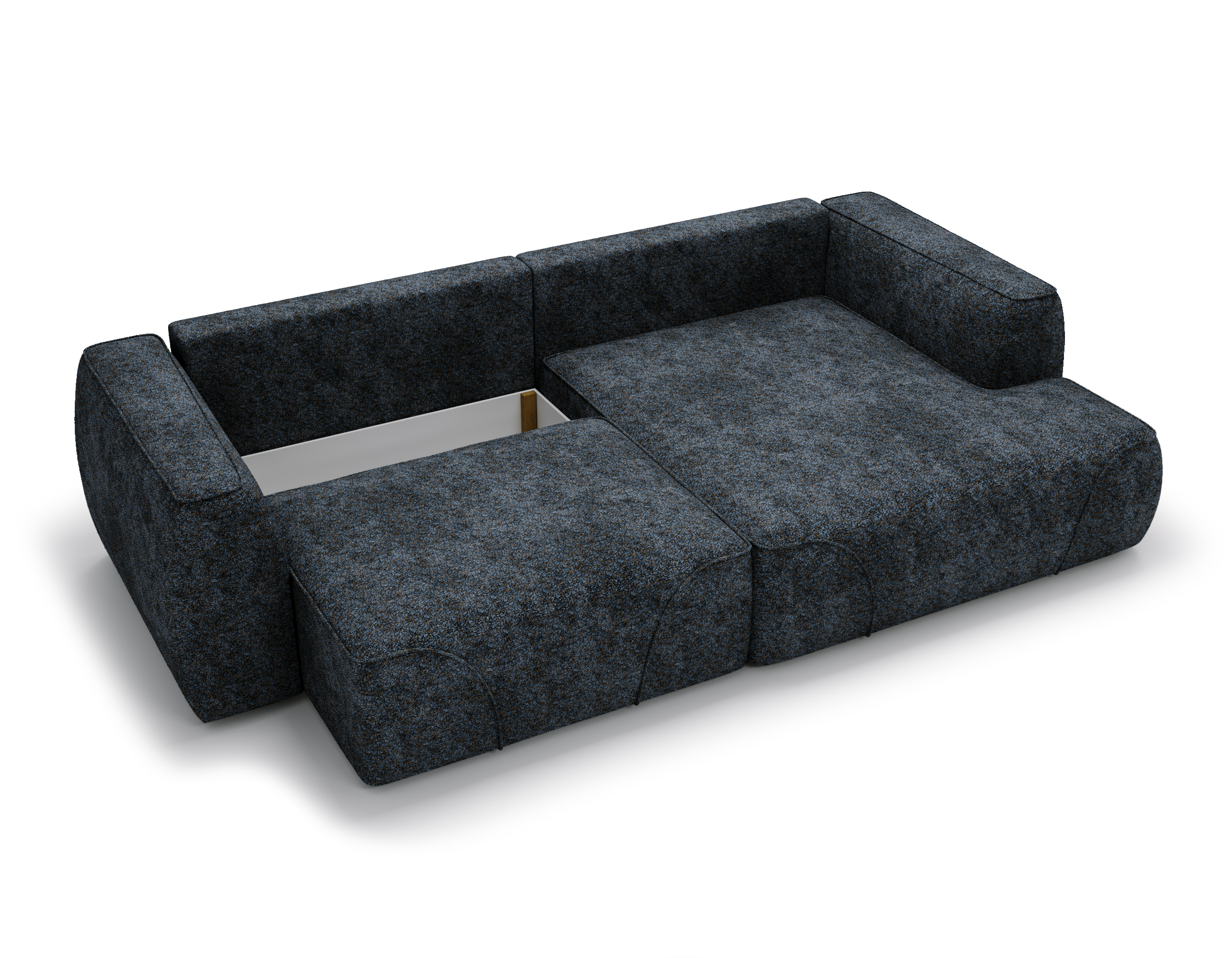 Ecksofa mit Schlaffunktion & Bettkasten Polaris