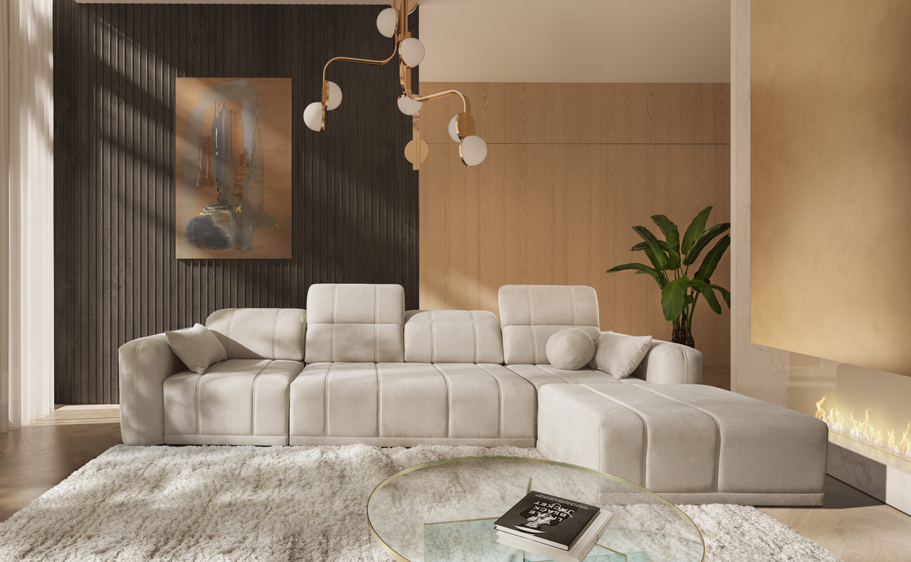 Eckschlafsofa Leonardo XL