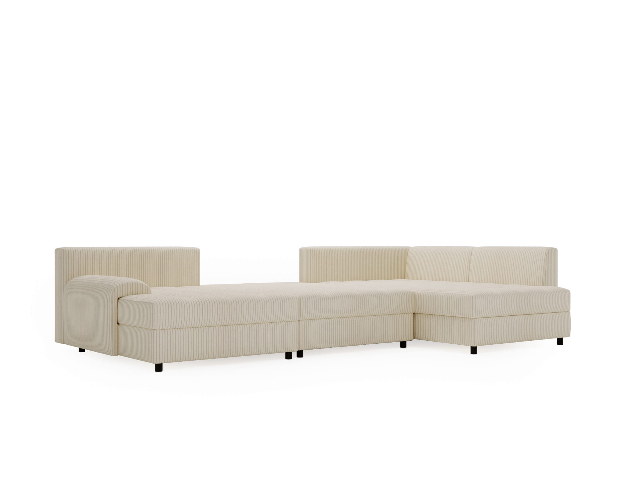 Wohnlandschaft APRIL mit Schlaffunktion & Bettkasten 