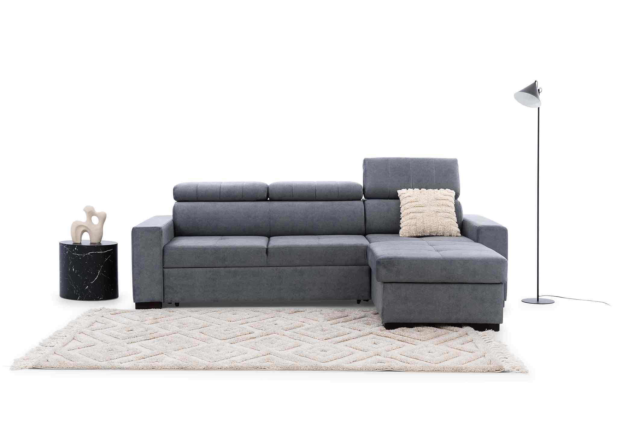 Ecksofa mit Schlaffunktion & Bettkasten Modeno mini