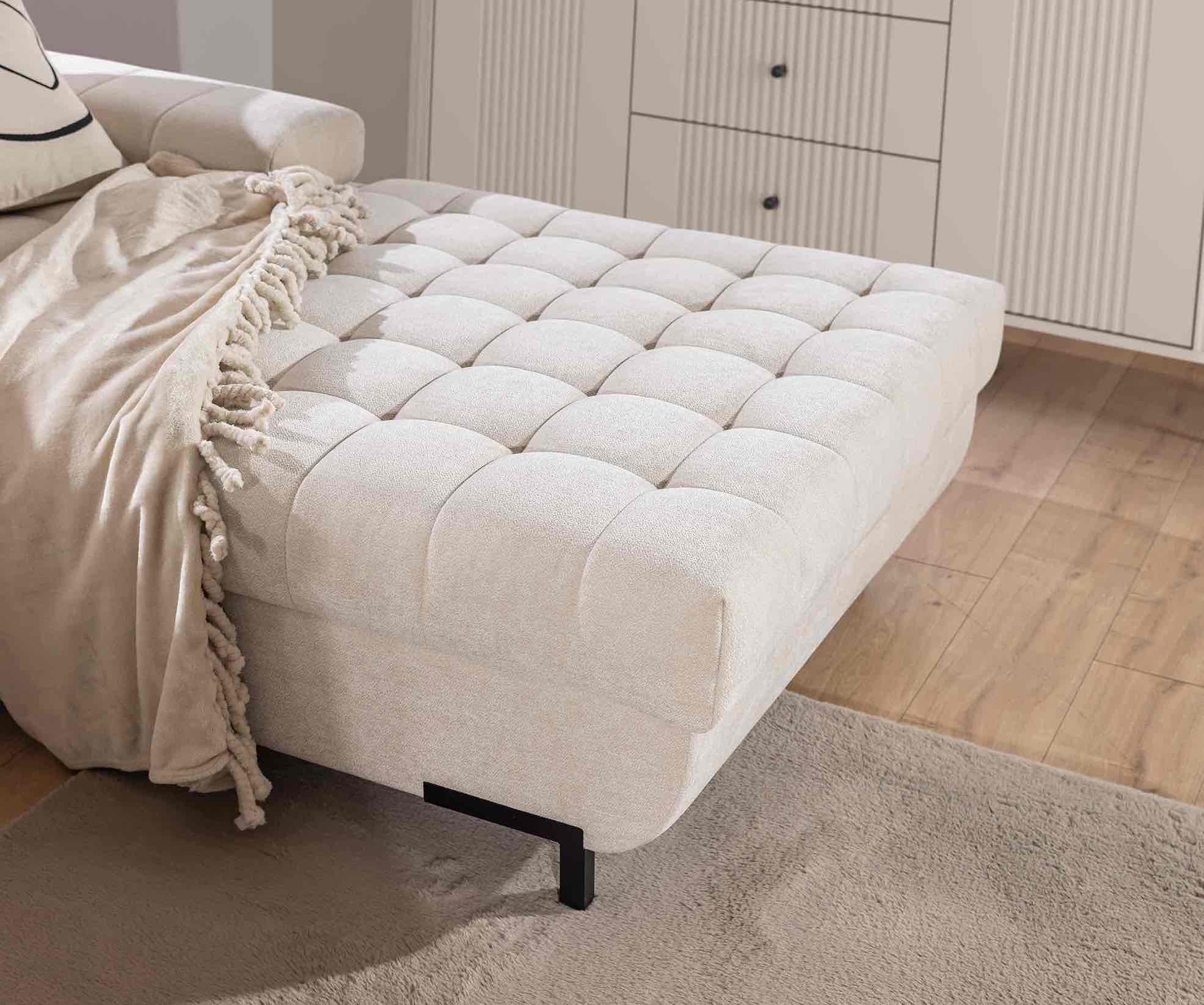 Ecksofa mit Schlaffunktion & Bettkasten Romeo mini