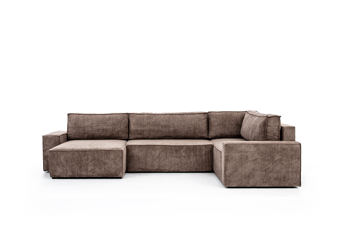 Couch U Forn Flabio mit Schlaffunktion & Bettkasten