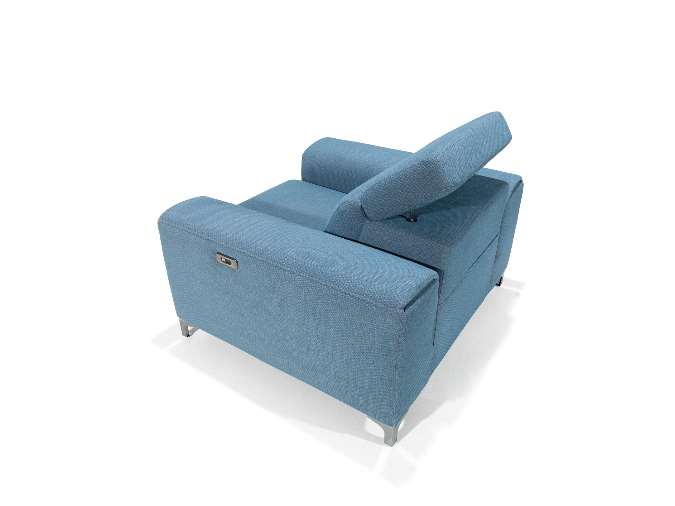Sessel mit Relaxfunktion Genova  blau