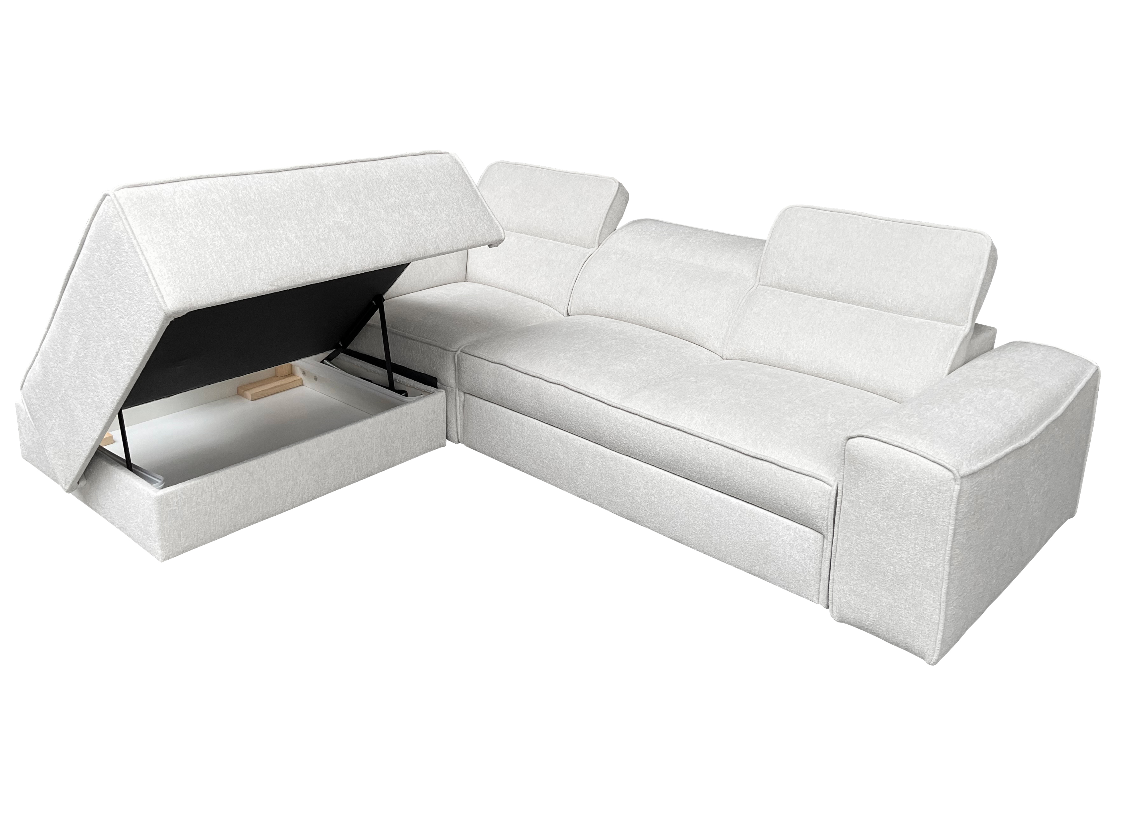Ecksofa mit Schlaffunktion & Bettkasten VITO Ecksofa mit Schlaffunktion & Bettkasten VITO