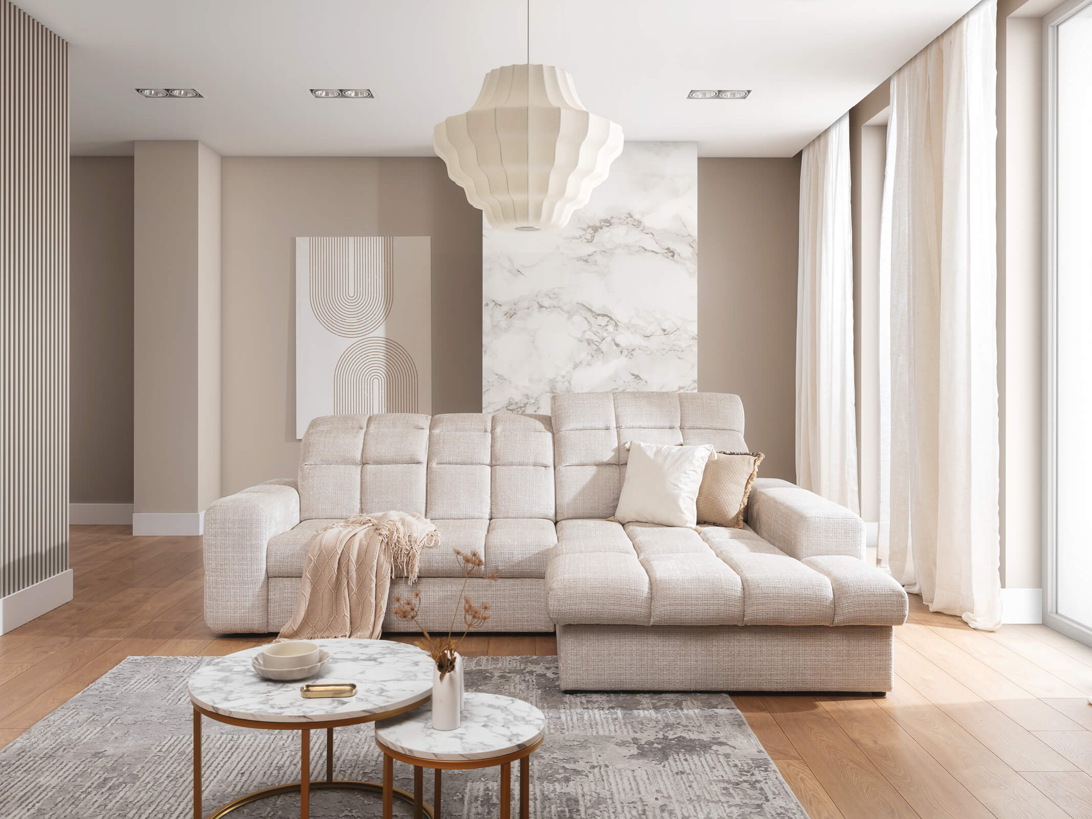 Ecksofa mit Schlaffunktion & Bettkasten LEA Ecksofa mit Schlaffunktion & Bettkasten LEA